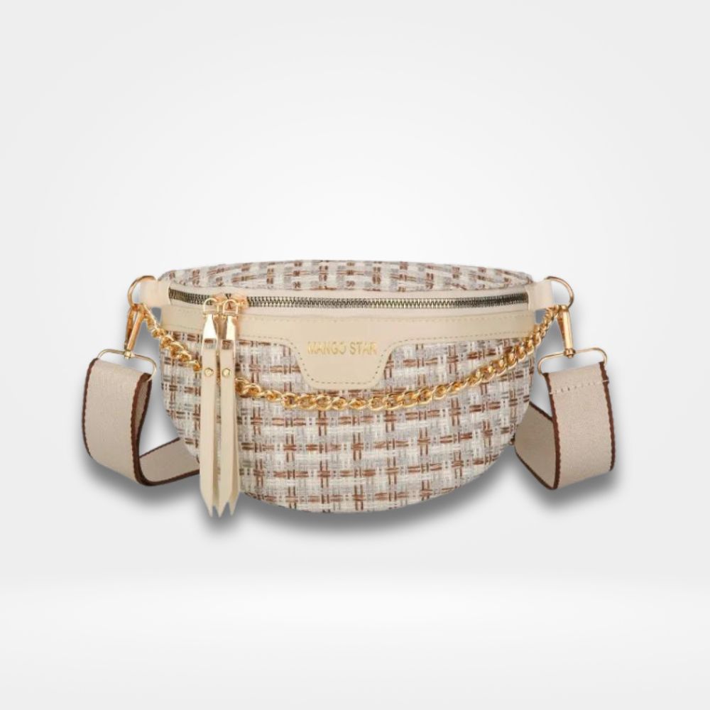 Sac Bandoulière Noir à Chaîne Dorée