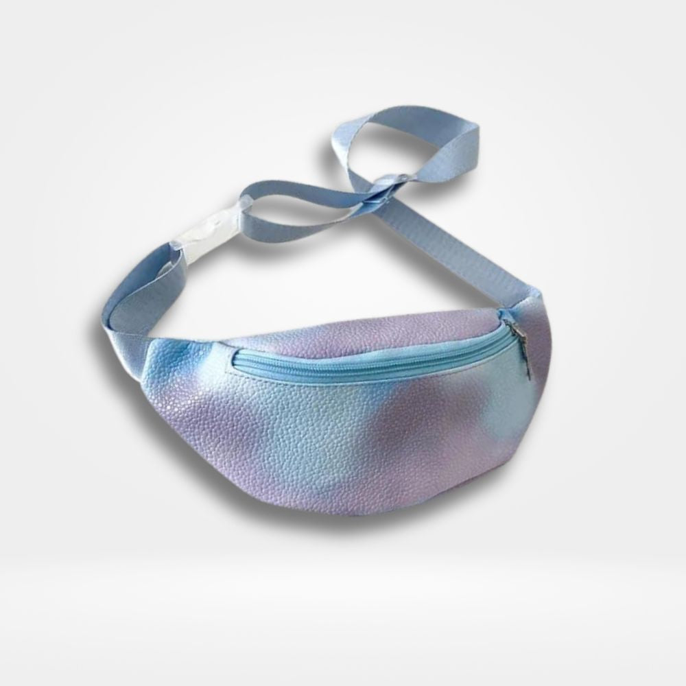 Sac Banane en Cuir Grainé bleu