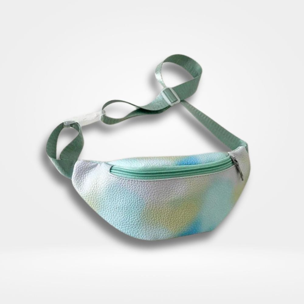 Sac Banane en Cuir Grainé vert