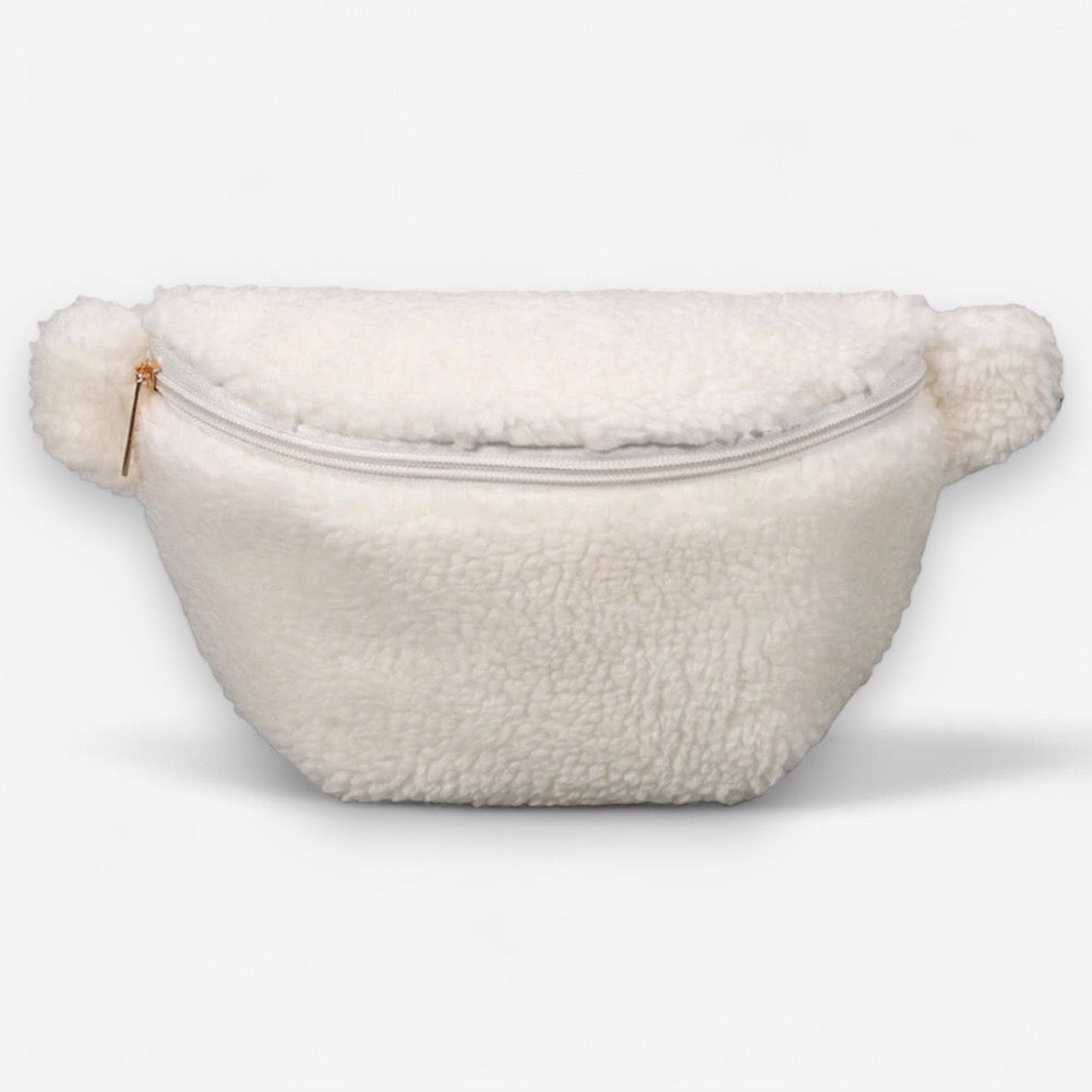 Sac Banane Moumoute pour Femme blanc