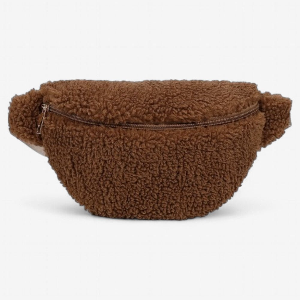 Sac Banane Moumoute pour Femme marron