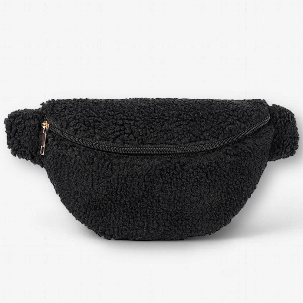 Sac Banane Moumoute pour Femme noir