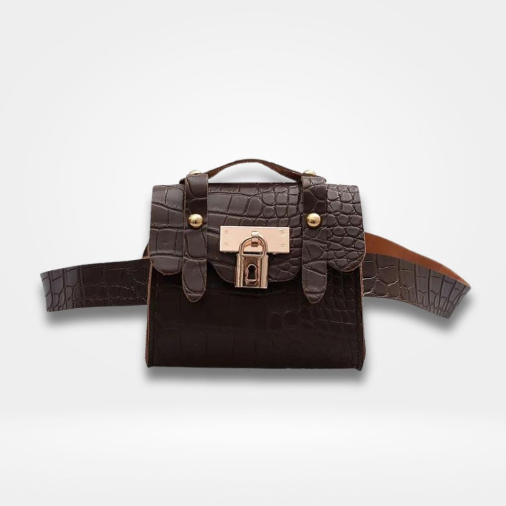 Sac Ceinture Femme de Luxe café