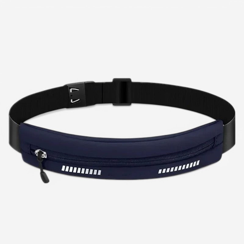 Sac banane running pour homme bleu