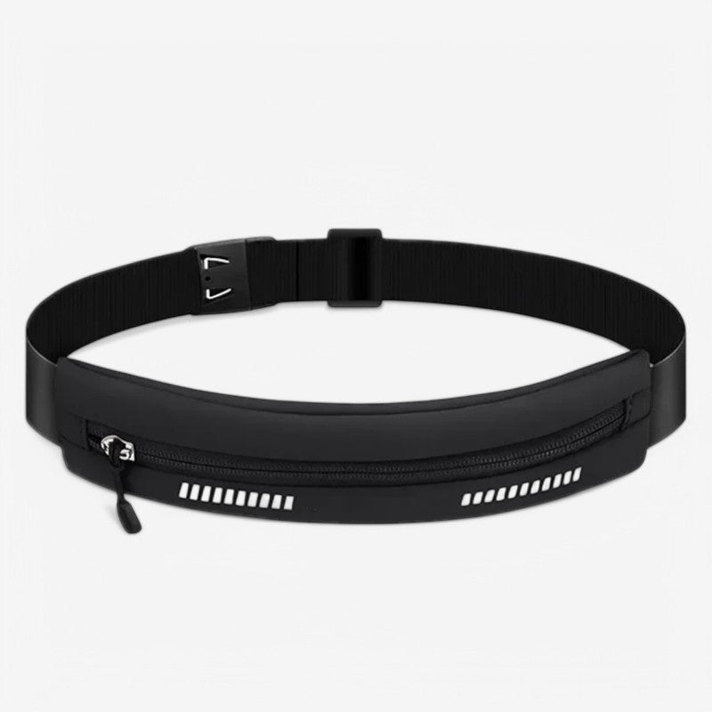 Sac banane running pour homme noir