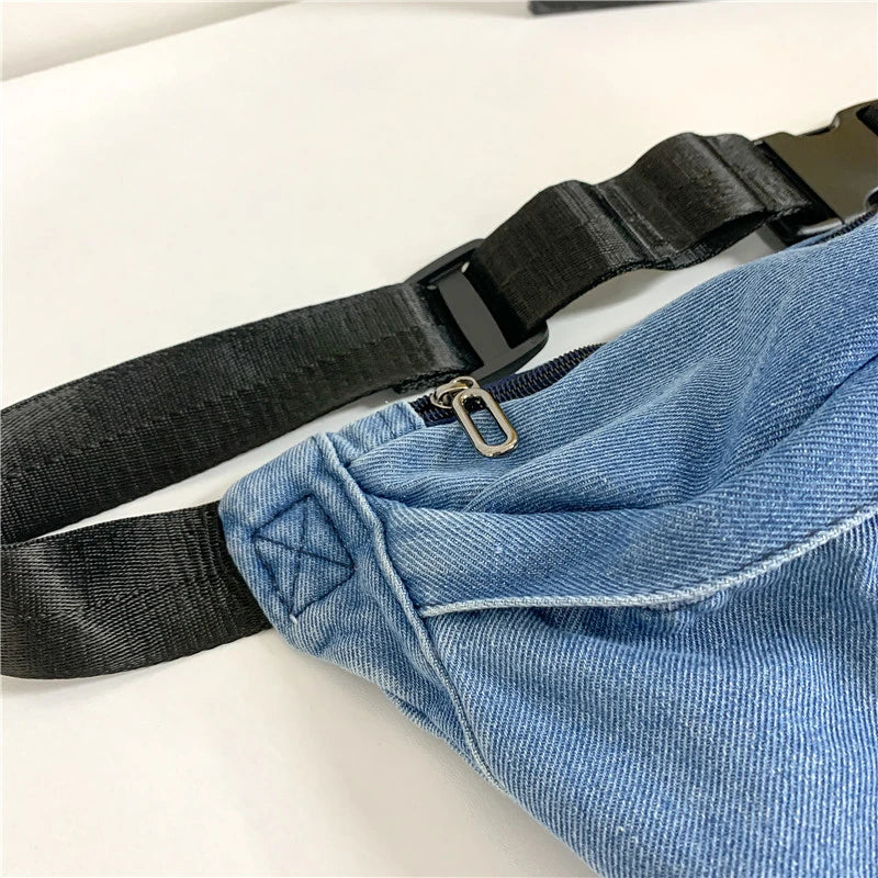 Sac Banane XXL Jeans pour Femme