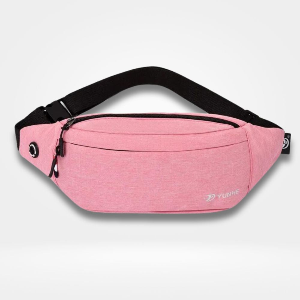 Sac Banane Femme Plusieurs Poches Rose