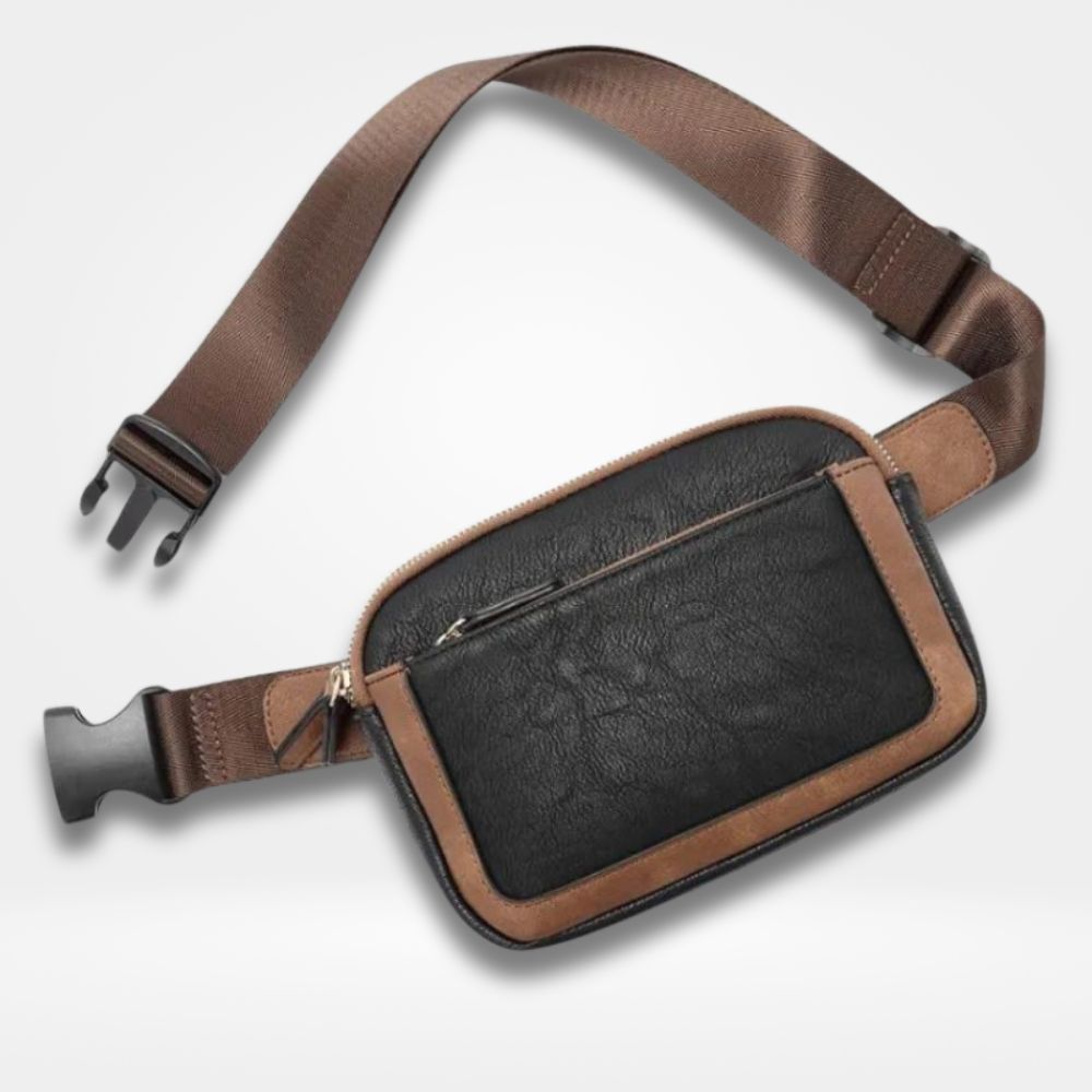 sac banane discret pour voyage noir